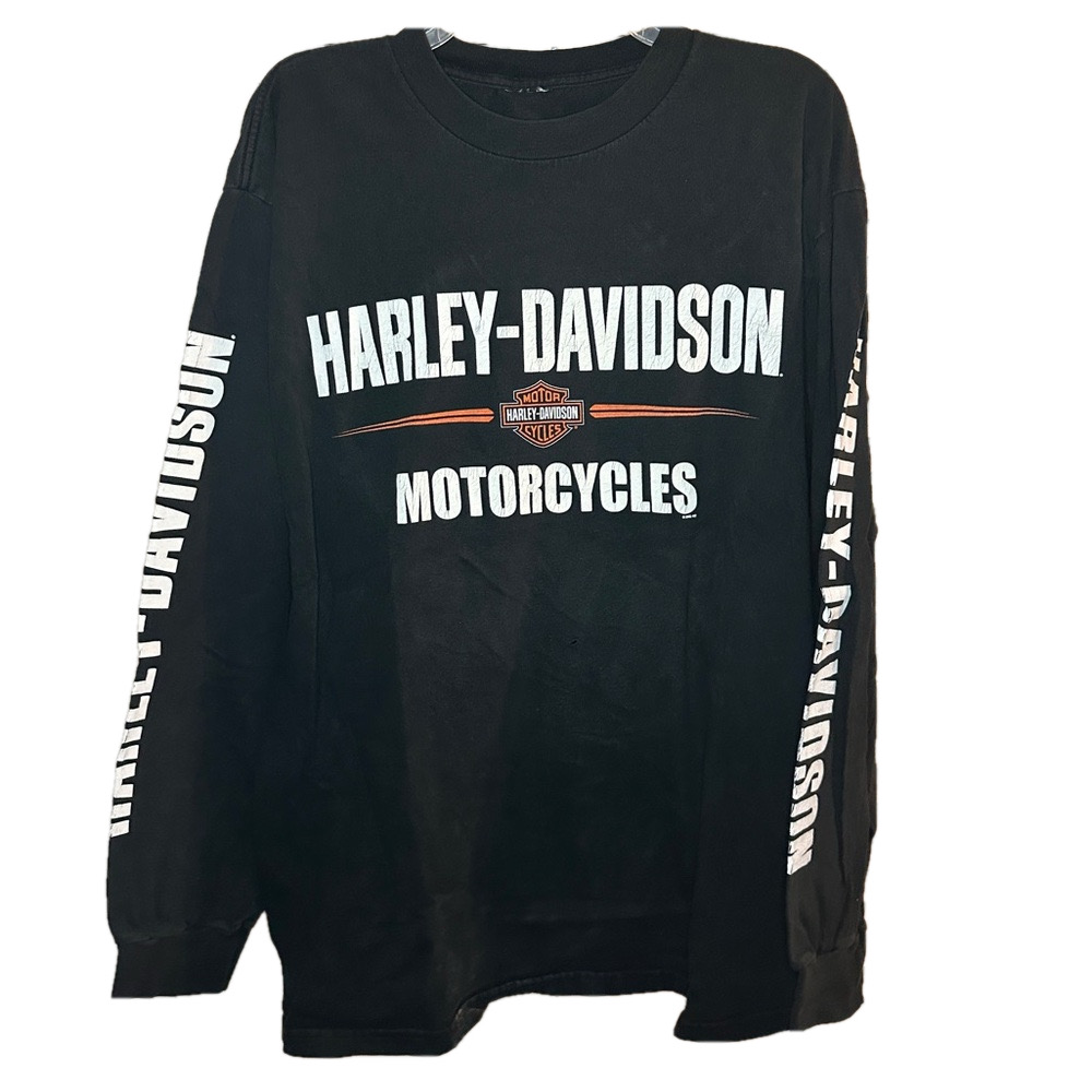 2002 Harley-Davidson Chicago, IL Long-Sleeve Tee Size XL